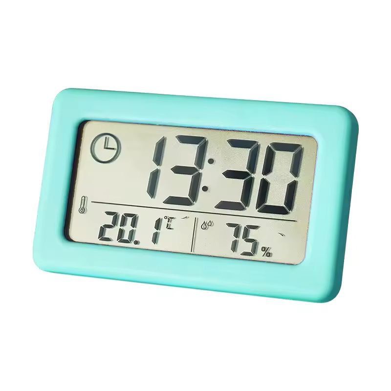 Desktop Mini Digital Clock  Portable Temperature  Humidity Monitor  Hygrometer Thermometer 8