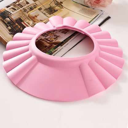 Adjustable Hair Wash Hat For Kids Baby Shower Soft Cap Protect Head And Ears During Bathing 5