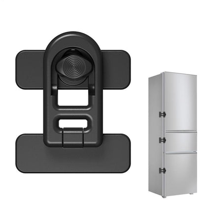 Refrigerator Door Lock, Adhesive Key less Freezer Lock, Child Proof Fridge Lock for Cabinets