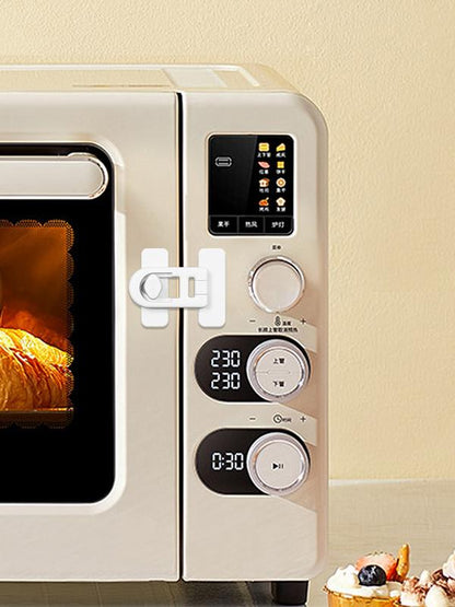 Refrigerator Door Lock, Adhesive Key less Freezer Lock, Child Proof Fridge Lock for Cabinets