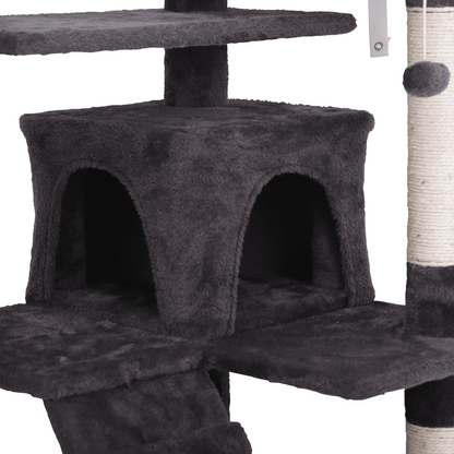 Sturdy Cat Tree Tower Activity Center Large Playing Condo House For Rest Multi Level Sisal Scratchi 8