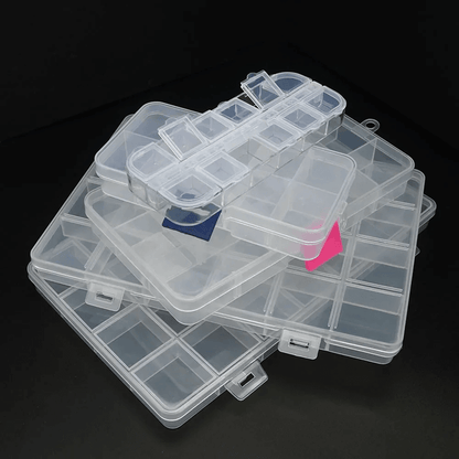 Plastic Storage Box Organizer With Dividers 1