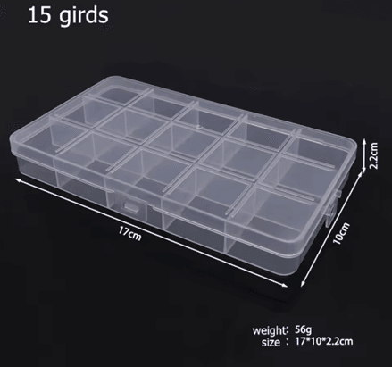 Plastic Storage Box Organizer With Dividers 10
