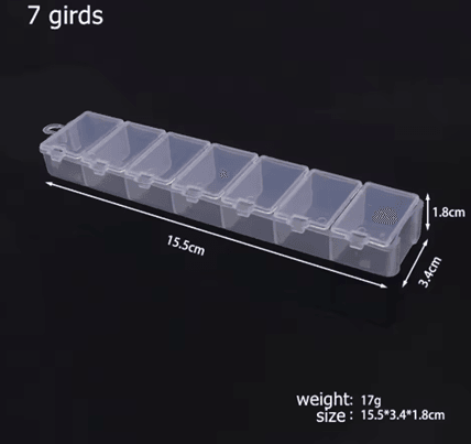 Plastic Storage Box Organizer With Dividers 3