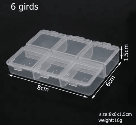 Plastic Storage Box Organizer With Dividers 4