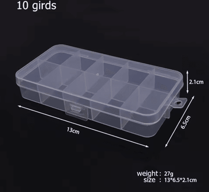 Plastic Storage Box Organizer With Dividers 6