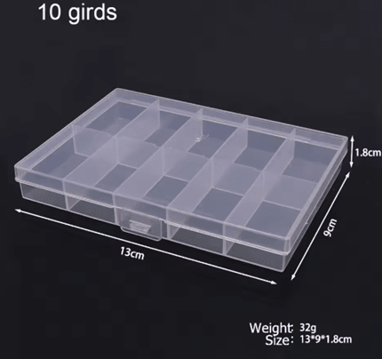 Plastic Storage Box Organizer With Dividers 7