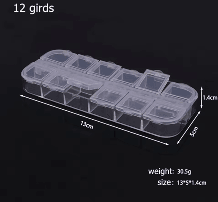 Plastic Storage Box Organizer With Dividers 8