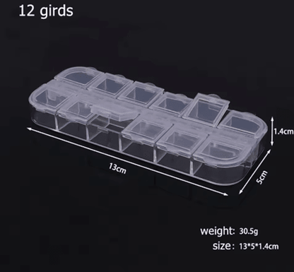 Plastic Storage Box Organizer With Dividers 8