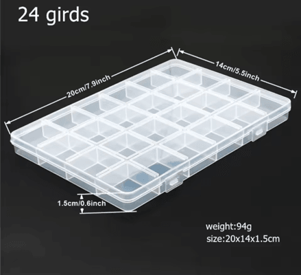 Plastic Storage Box Organizer With Dividers 11