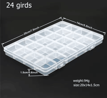 Plastic Storage Box Organizer With Dividers 11