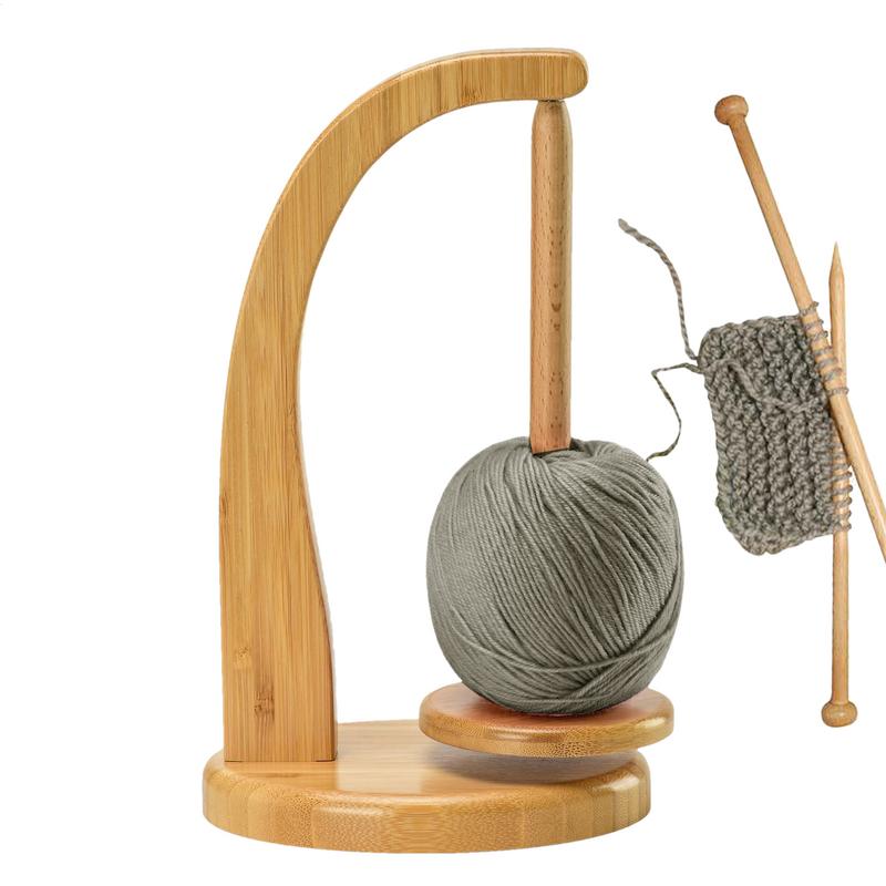 Rotating Yarn Ball Holder Magnetic Thread Spool Light Weight Crochet Storage Rack 3