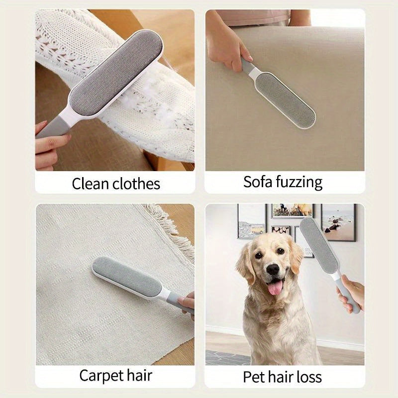 Manual Electrostatic Sticky Lint Brush For Pet Hair Remover DoubleSided Cleaner For Cat Clothing So 2