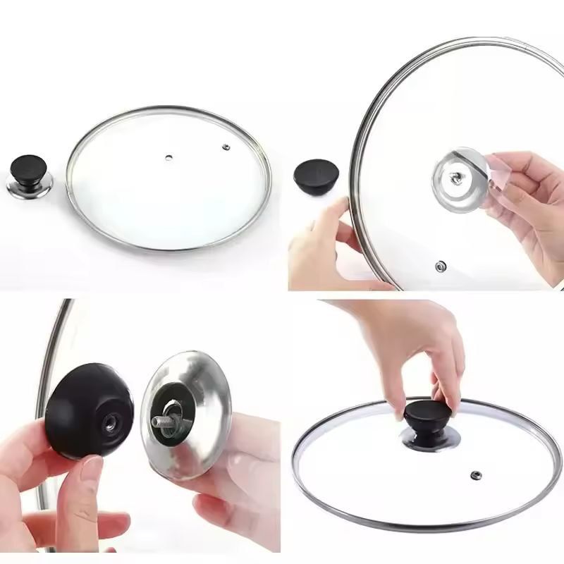Universal Cookware Knob  Pot Lid Handle Replacement Set 4Pack 2
