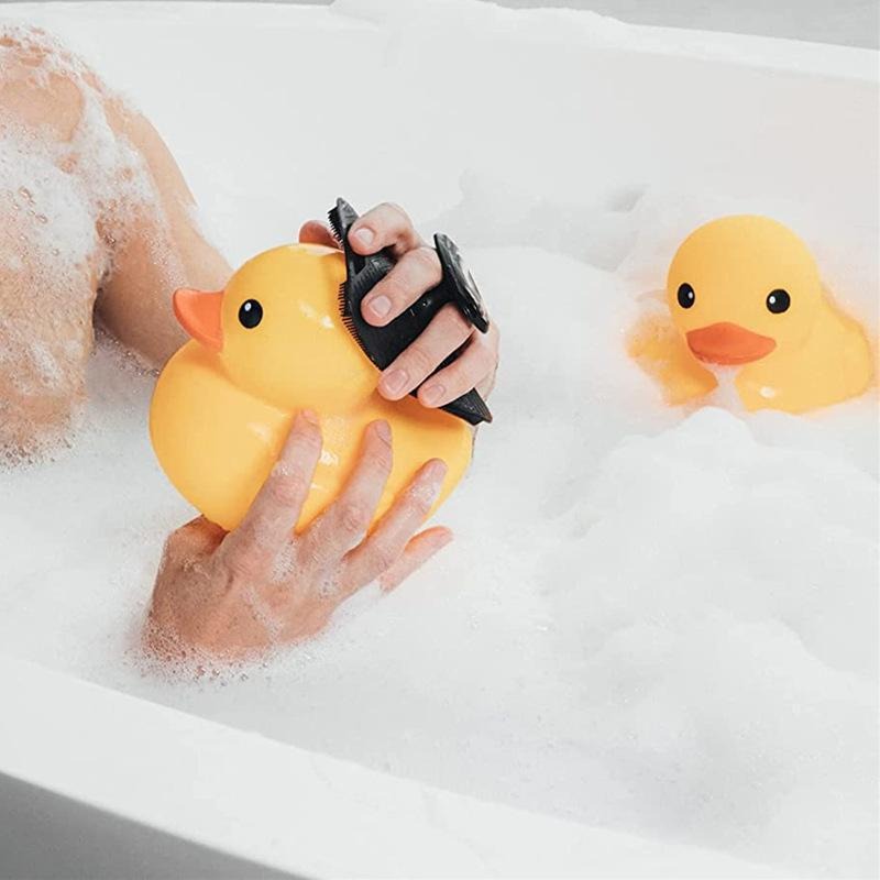 Silicone Body Cleansing Scrubber, Soft Exfoliating Brush, Gentle Massage Shower Brush for Men