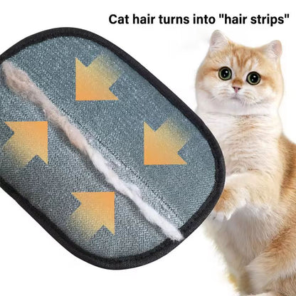PetEase Reusable Pet Hair Removal Glove Static Fur Brush  Hair Remover For Dogs  Cats 3