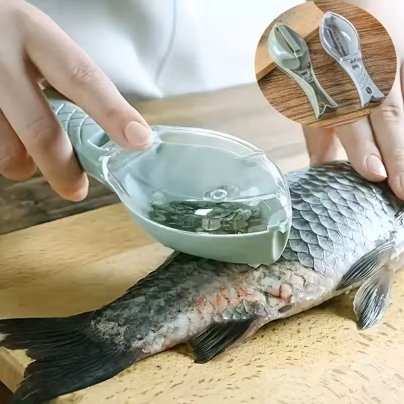 Fish Scale Remover with Safety Cover