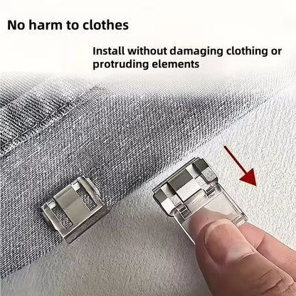 AllPurpose Adjustable Clothing Clips  Pants  Sleeves Holders 2