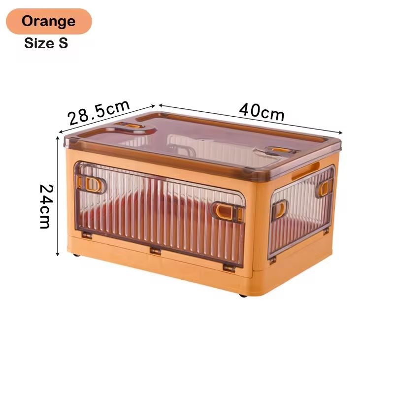 BGRORIO Foldable Rolling Closet Storage Box With Wheels 10