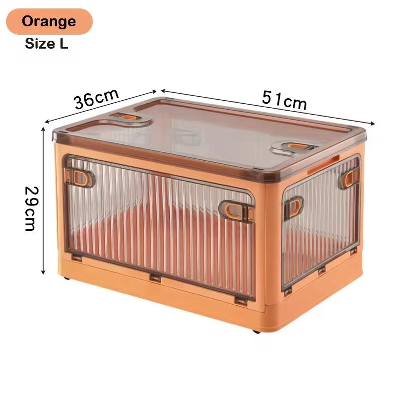 BGRORIO Foldable Rolling Closet Storage Box With Wheels 12