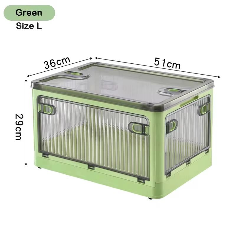 BGRORIO Foldable Rolling Closet Storage Box With Wheels 16
