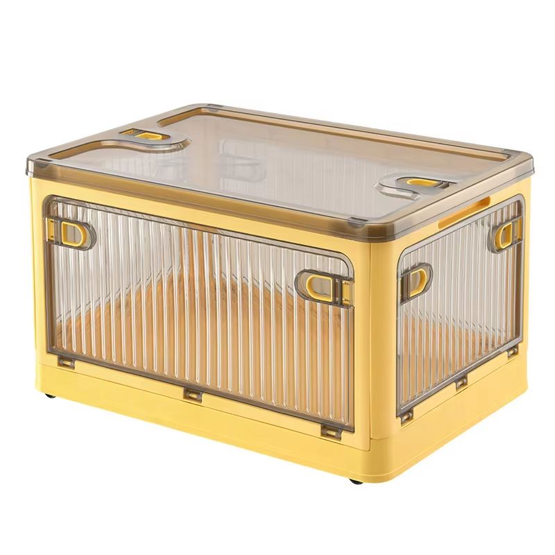 BGRORIO Foldable Rolling Closet Storage Box With Wheels 5