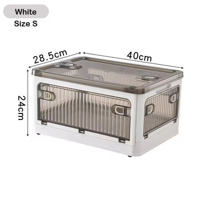 BGRORIO Foldable Rolling Closet Storage Box With Wheels 6