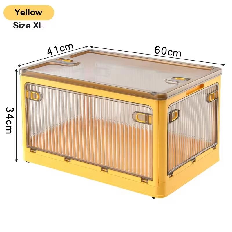 BGRORIO Foldable Rolling Closet Storage Box With Wheels 21