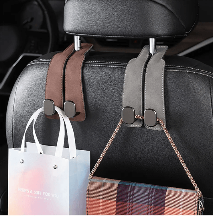 Soft Leather Car Seat Headrest Hook 1