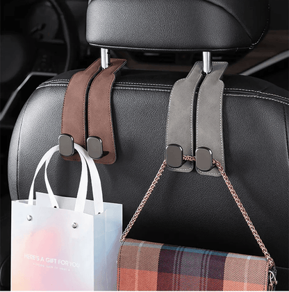 Soft Leather Car Seat Headrest Hook 1