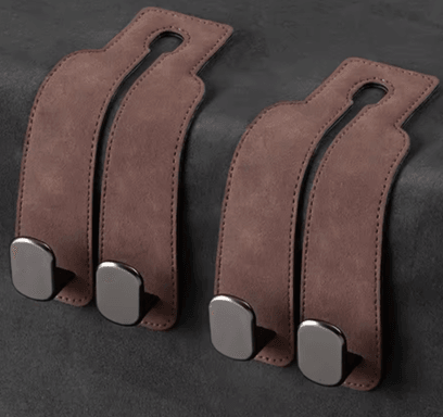 Soft Leather Car Seat Headrest Hook 3