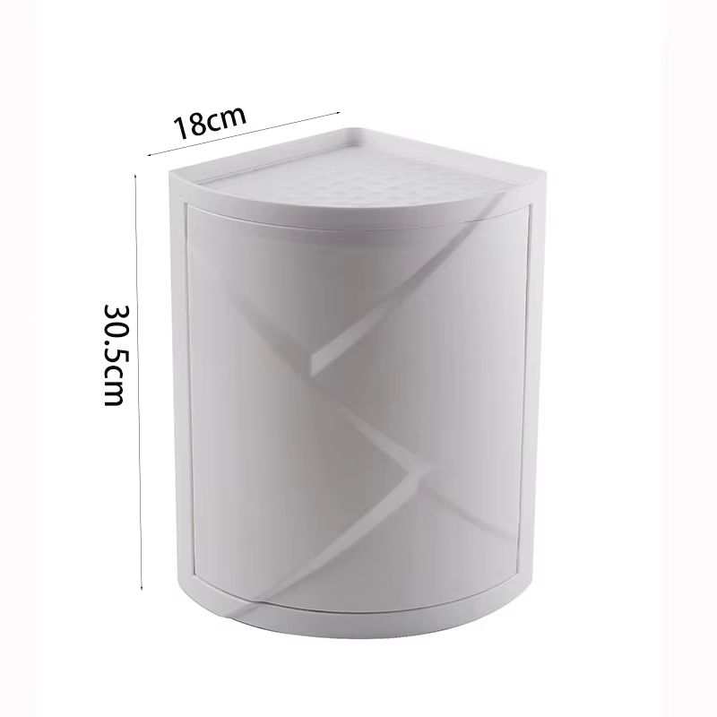 Rotating Corner Spice Rack And Condiment Organizer Shelf 9