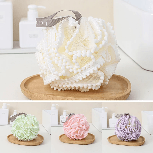 Soft Mesh Bath Sponge Puff