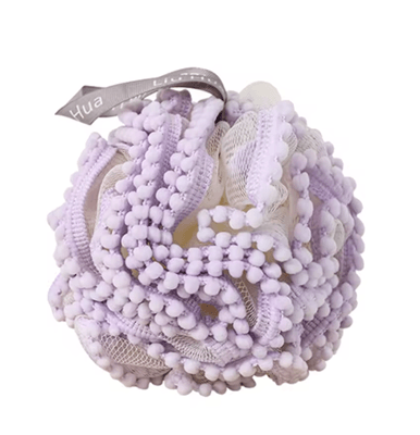 Soft Mesh Bath Sponge Puff 6