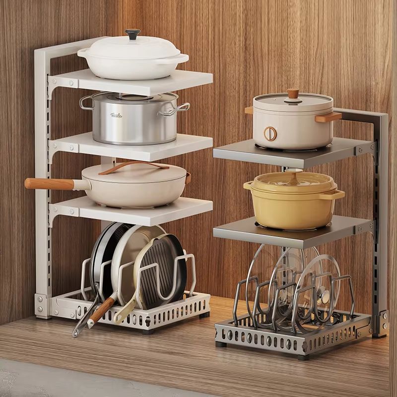 Multilayer Kitchen Storage Rack for Countertops and Cabinets
