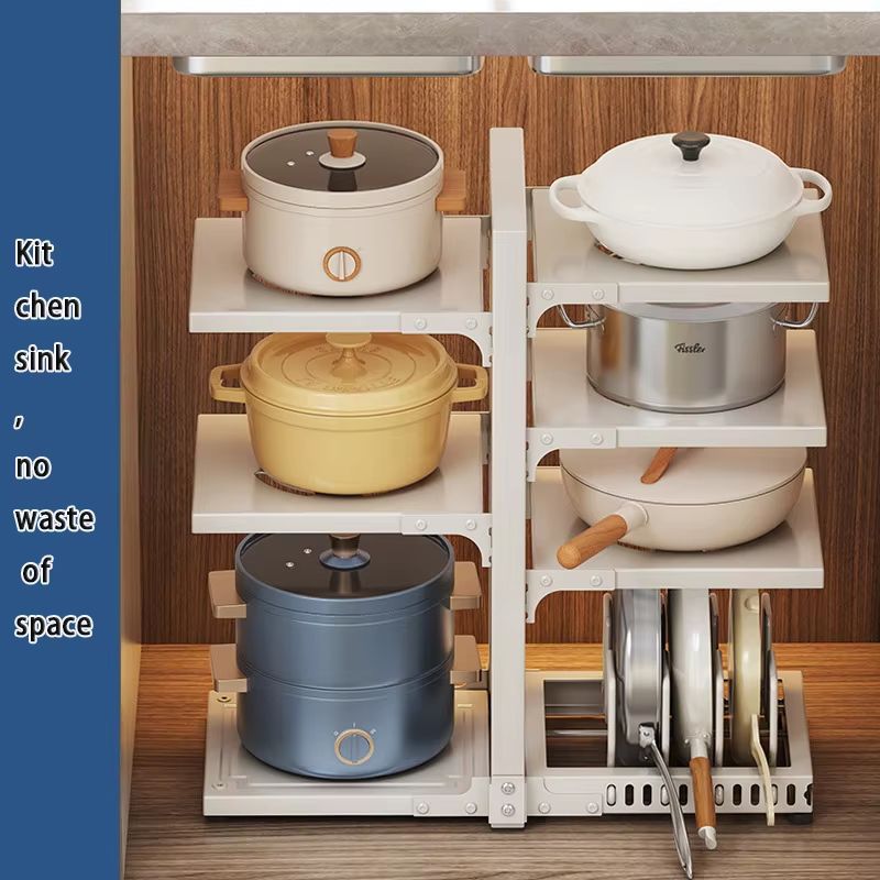 Multilayer Kitchen Storage Rack For Countertops And Cabinets 1