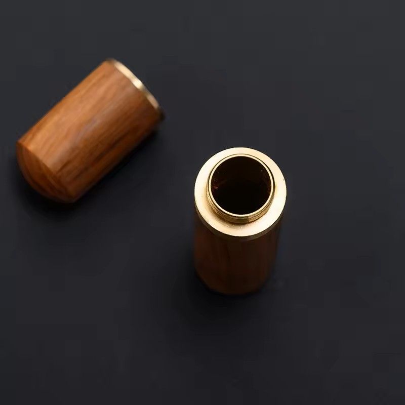 Handmade Wooden Toothpick Holder Capsule Box 3