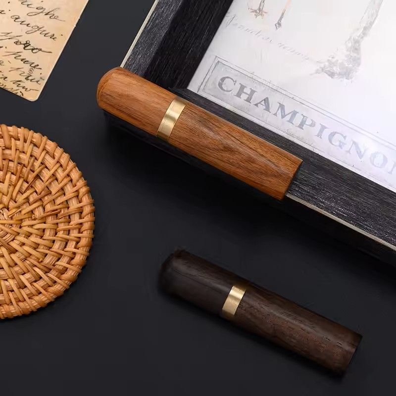 Handmade Wooden Toothpick Holder Capsule Box 5