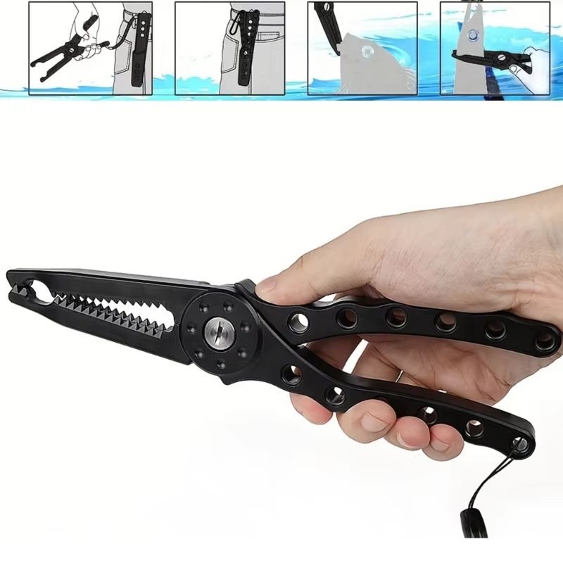 HighIndex Catfish Grip Plastic Fishing Pliers With Hook Removal Tool 2