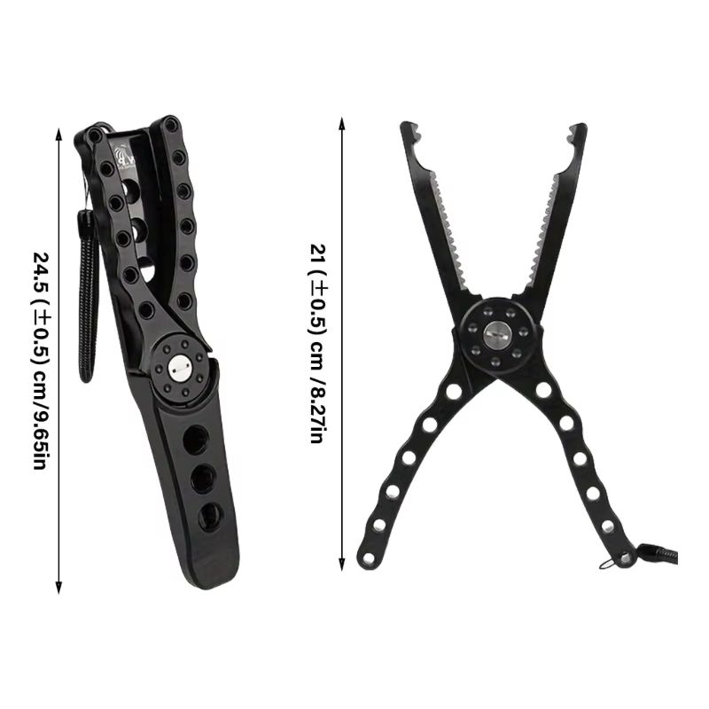 HighIndex Catfish Grip Plastic Fishing Pliers With Hook Removal Tool 5