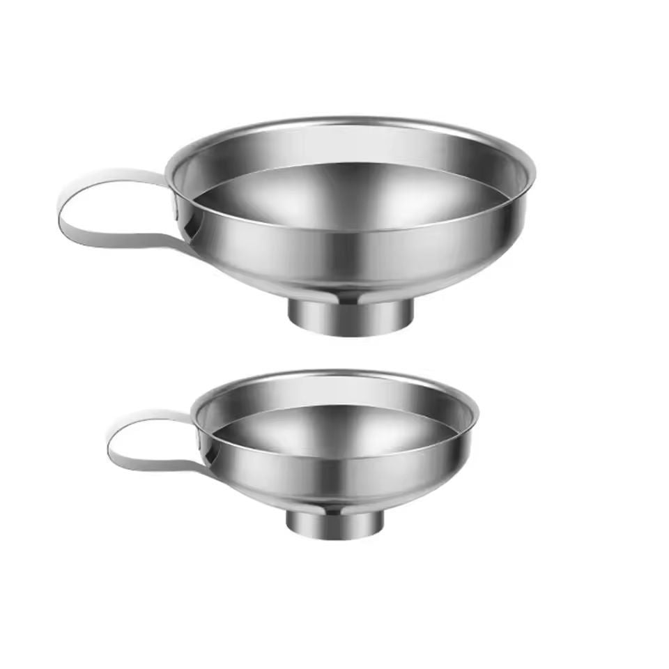 Premium WideMouth Stainless Steel Kitchen Funnel  HeavyDuty Canning  JamMaking Tool 9