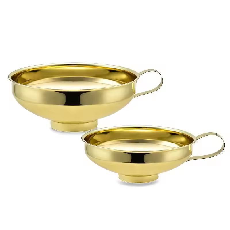 Premium WideMouth Stainless Steel Kitchen Funnel  HeavyDuty Canning  JamMaking Tool 10