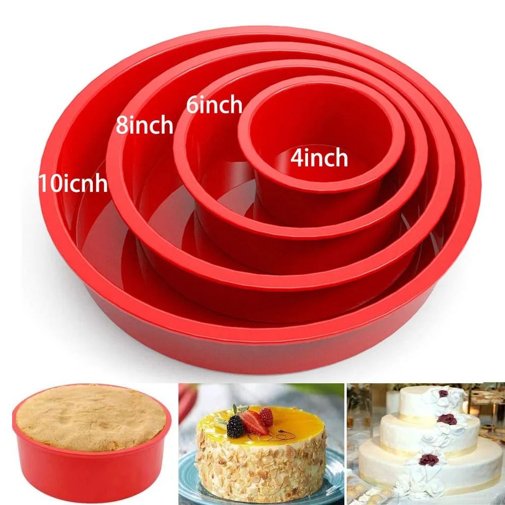 Round Silicone Cake Mold Baking Pan