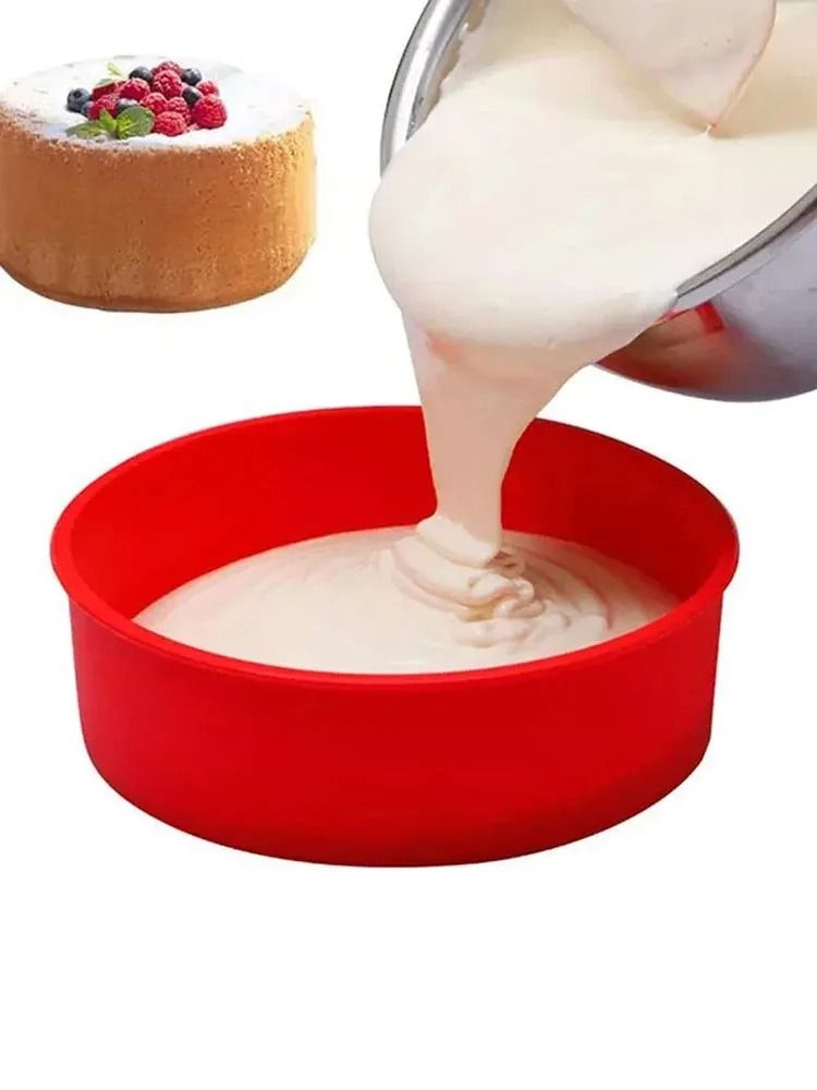 Round Silicone Cake Mold Baking Pan 2