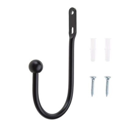 WallMounted Curtain Holdbacks Hook Set For Drapes  Sheers 1