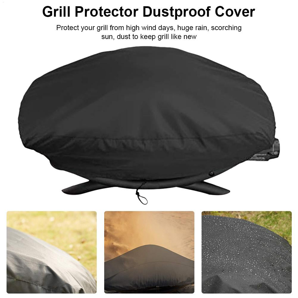 Waterproof Grill Cover Protector Dust Proof Outdoor BBQ Cover For Weber 1