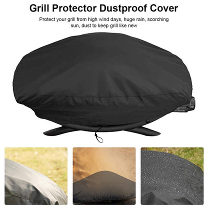 Waterproof Grill Cover Protector Dust Proof Outdoor BBQ Cover For Weber 1