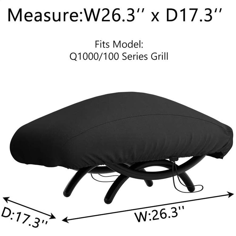 Waterproof Grill Cover Protector Dust Proof Outdoor BBQ Cover For Weber 2