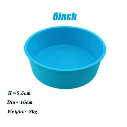 Round Silicone Cake Mold Baking Pan 5