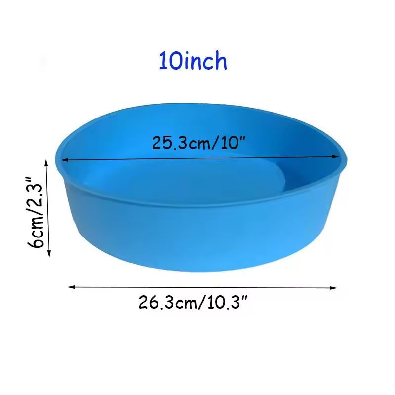 Round Silicone Cake Mold Baking Pan 9